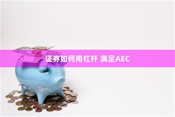 证券如何用杠杆 满足AEC