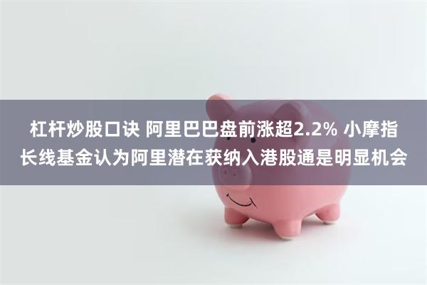 杠杆炒股口诀 阿里巴巴盘前涨超2.2% 小摩指长线基金认为阿里潜在获纳入港股通是明显机会