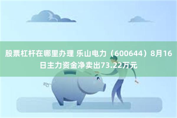 股票杠杆在哪里办理 乐山电力（600644）8月16日主力资金净卖出73.22万元