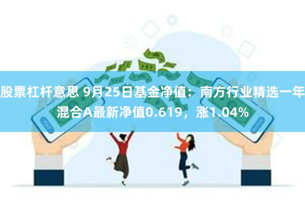 股票杠杆意思 9月25日基金净值：南方行业精选一年混合A最新净值0.619，涨1.04%