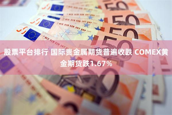 股票平台排行 国际贵金属期货普遍收跌 COMEX黄金期货跌1.67%