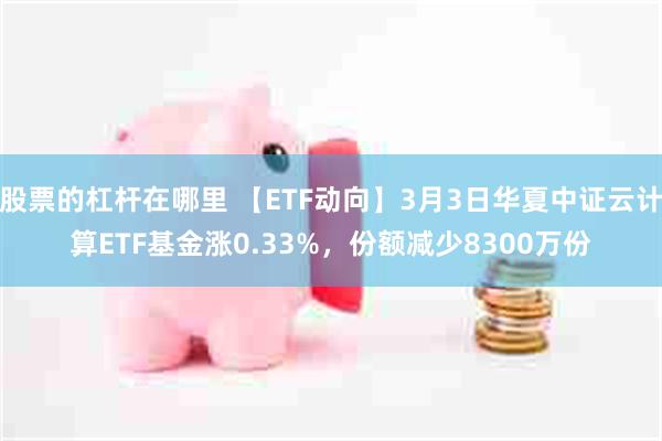 股票的杠杆在哪里 【ETF动向】3月3日华夏中证云计算ETF基金涨0.33%，份额减少8300万份